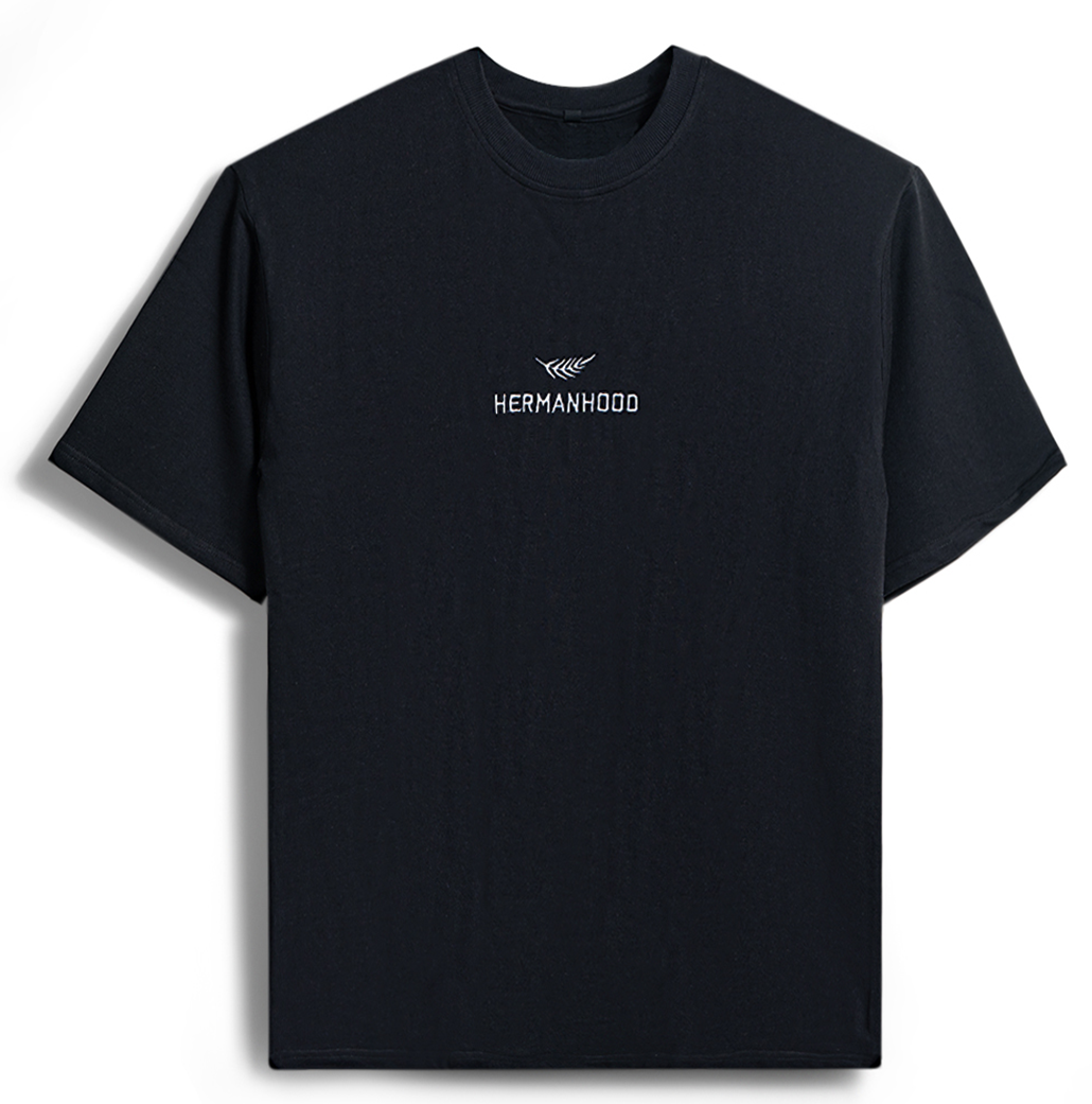 French Cotton Comfort Tee | Jet Black